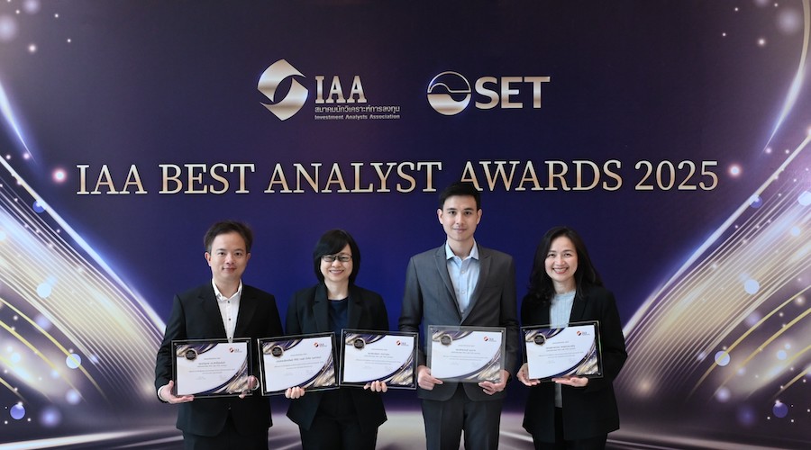 หลักทรัพย์ ทีทีบี เวลธ์ คว้า 7 รางวัล จากเวที IAA Best Analyst Awards 2025